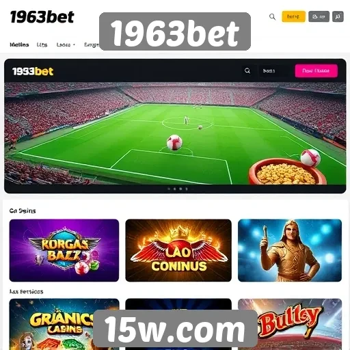 Plataforma 1963bet oferece diversas opções de jogos