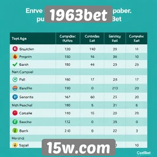 Comparação de bônus oferecidos por 1963bet e concorrentes
