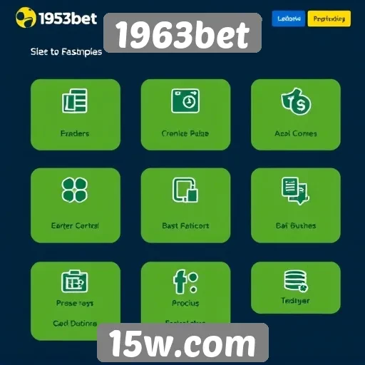 Recursos e funcionalidades do site 1963bet