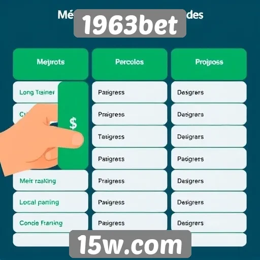 Métodos de pagamento disponíveis no 1963bet