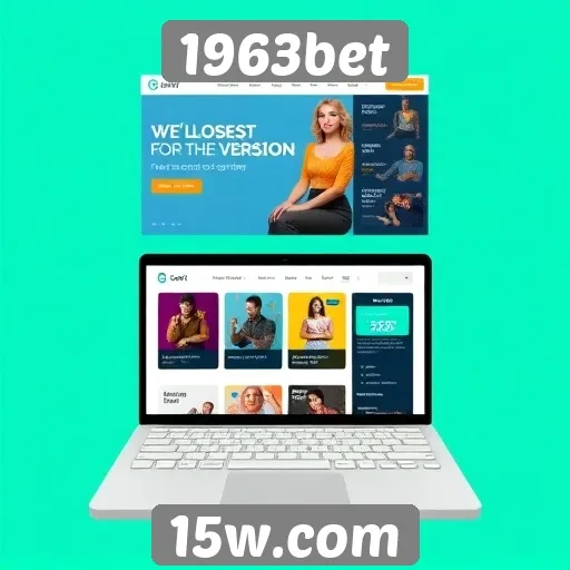 Análise da interface do site 1963bet